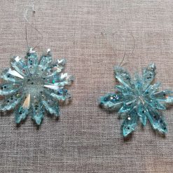 Resin Christmas Snowflakes