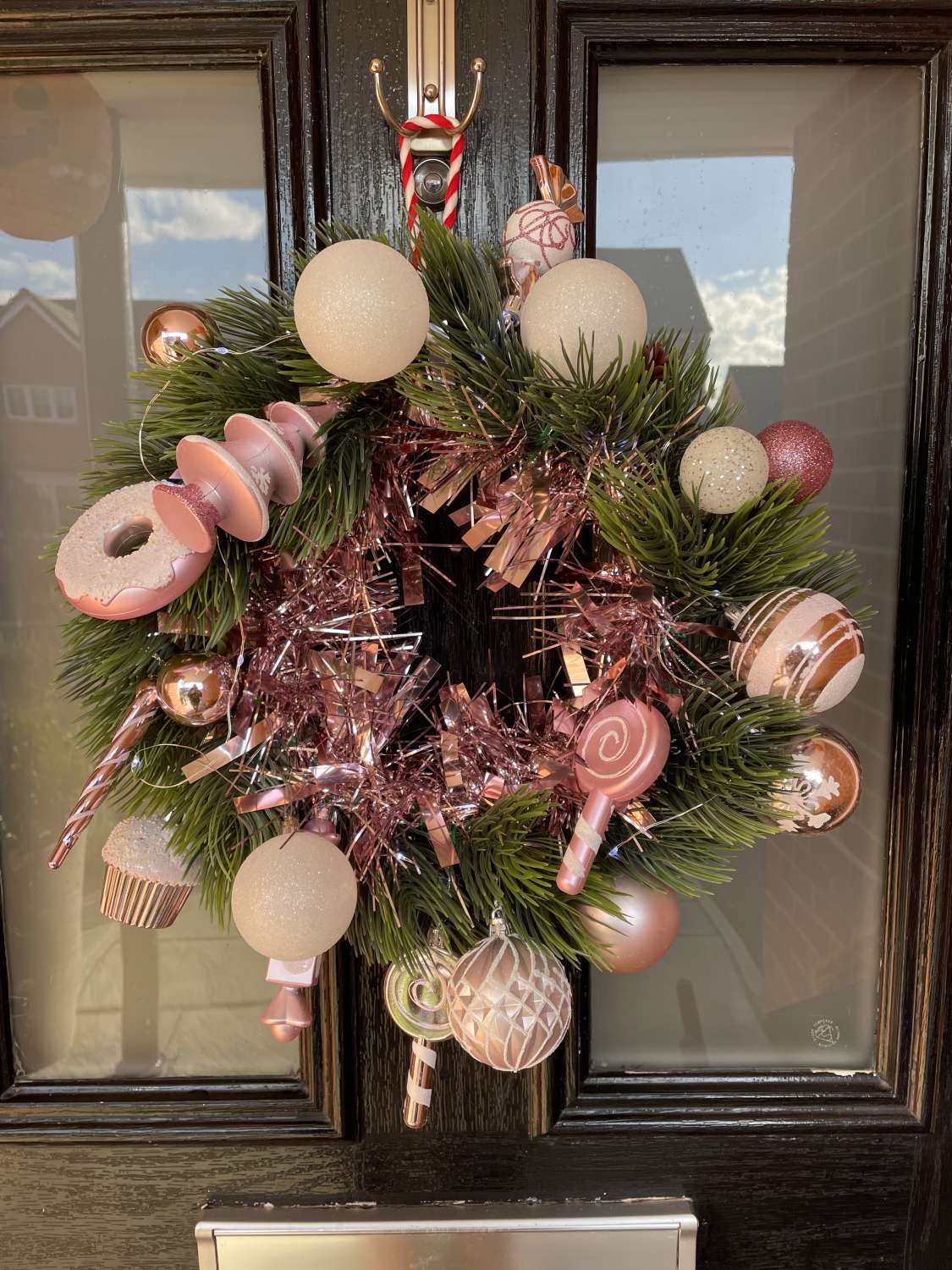 Pink Christmas Wreath - MadeMe