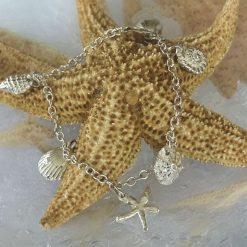 Fine Silver Sea Charm Bracelet