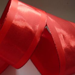 Golden Wire Edged Ribbon 38mm x 1 Metre  Xmas Crafts, Wreath, Wrapping, Cakes FREE SHIPPING