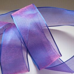 Golden Wire Edged Ribbon 38mm x 1 Metre  Xmas Crafts, Wreath, Wrapping, Cakes FREE SHIPPING
