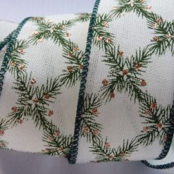 Golden Wire Edged Ribbon 38mm x 1 Metre  Xmas Crafts, Wreath, Wrapping, Cakes FREE SHIPPING