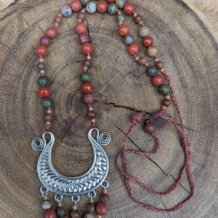 Gemstone Necklace Set - Jasper earth tones 1 Gemstone Necklace Set - Jasper earth tones 1