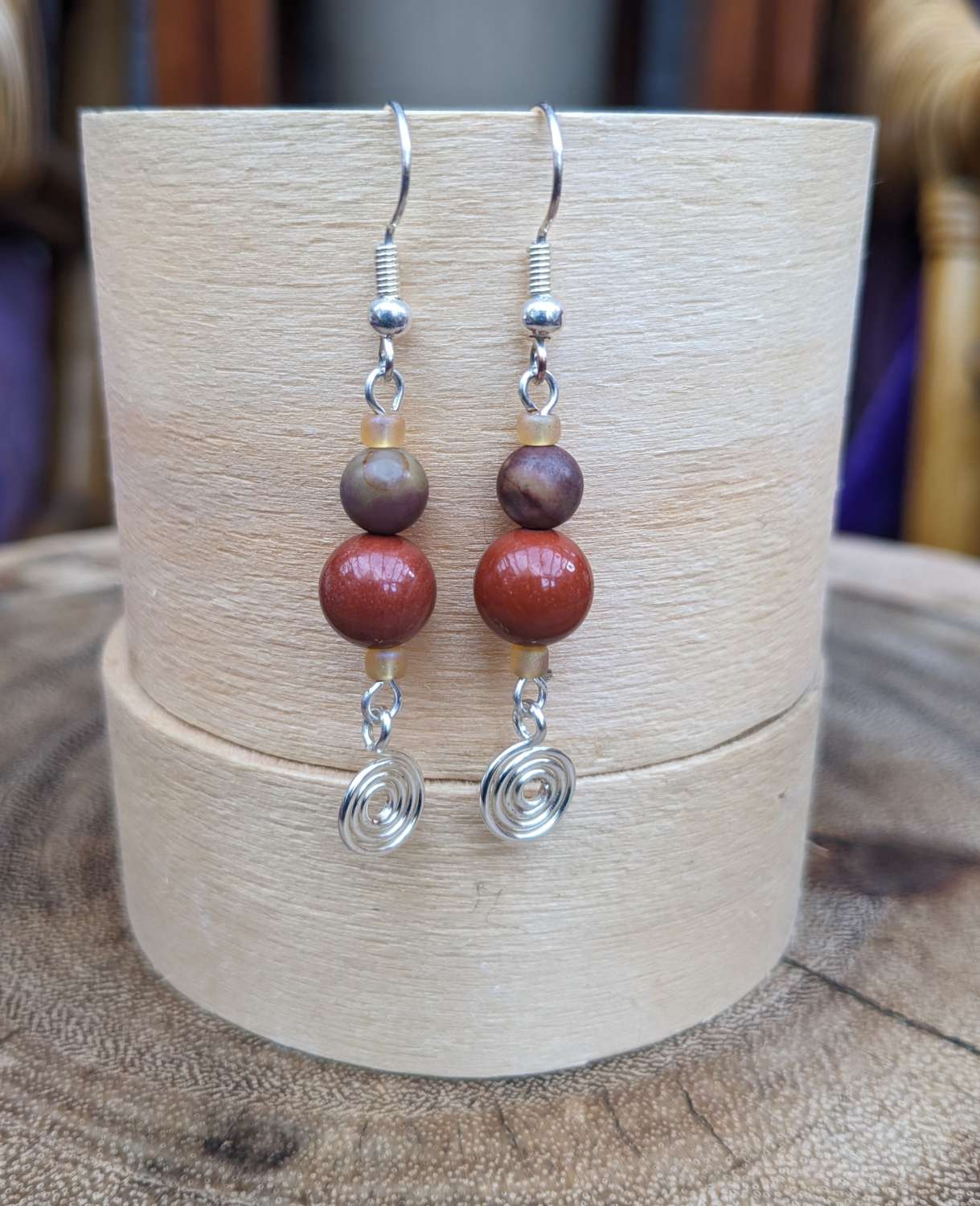 Gemstone Necklace Set - Jasper earth tones Gemstone Necklace Set - Jasper earth tones
