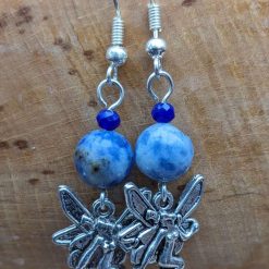 Fairy Earrings - blue spot Jasper