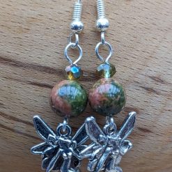 Fairy Earrings - blue spot Jasper