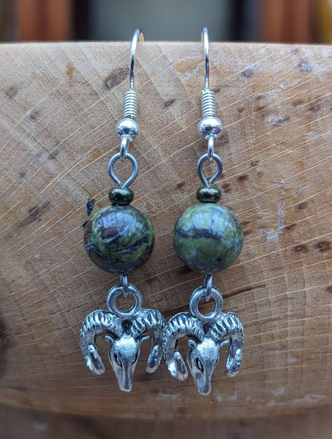 Fairy Earrings - blue spot Jasper Fairy Earrings - blue spot Jasper