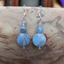 Sterling silver earrings - Labradorite