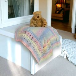 Blanket - Rainbow Knitted