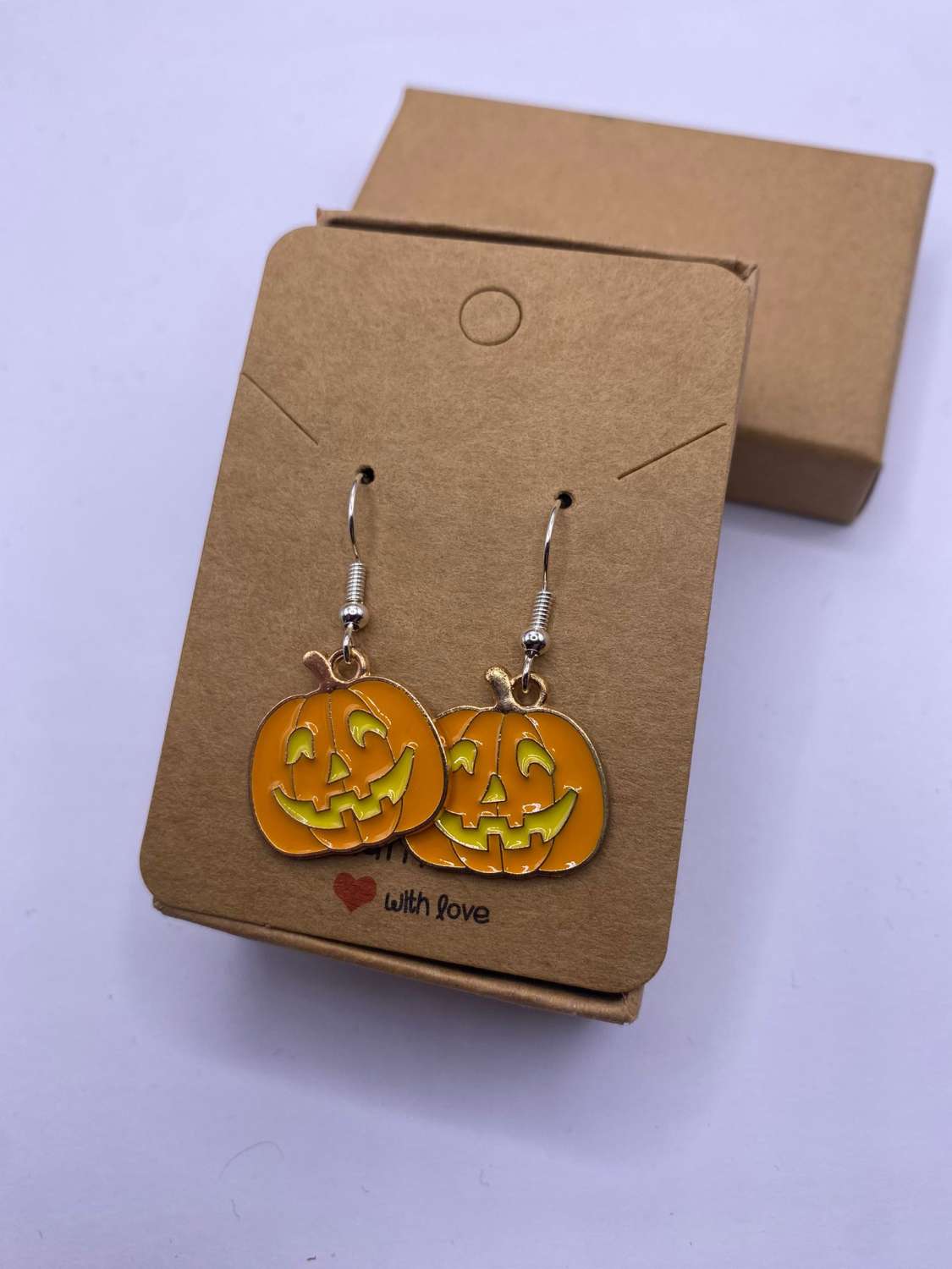 Halloween Pumpkin Head Earrings Halloween Pumpkin Head Earrings