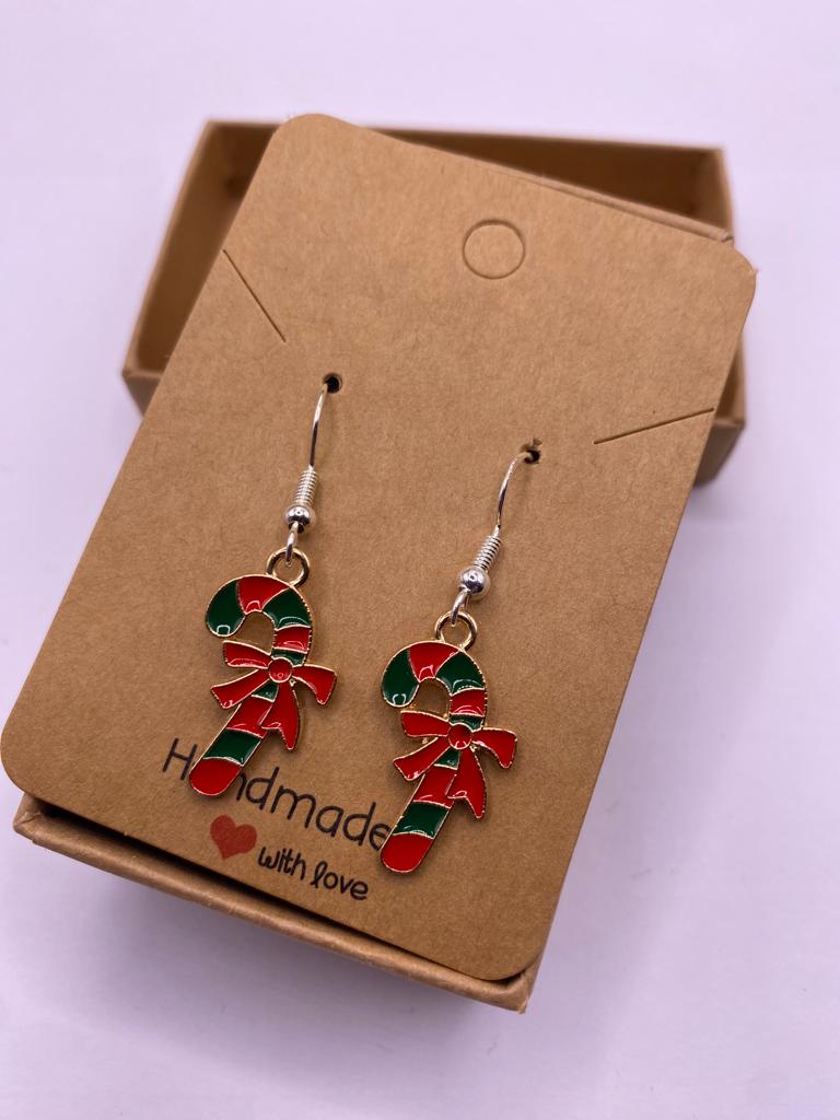 Christmas Candy Cane Earrings Christmas Candy Cane Earrings