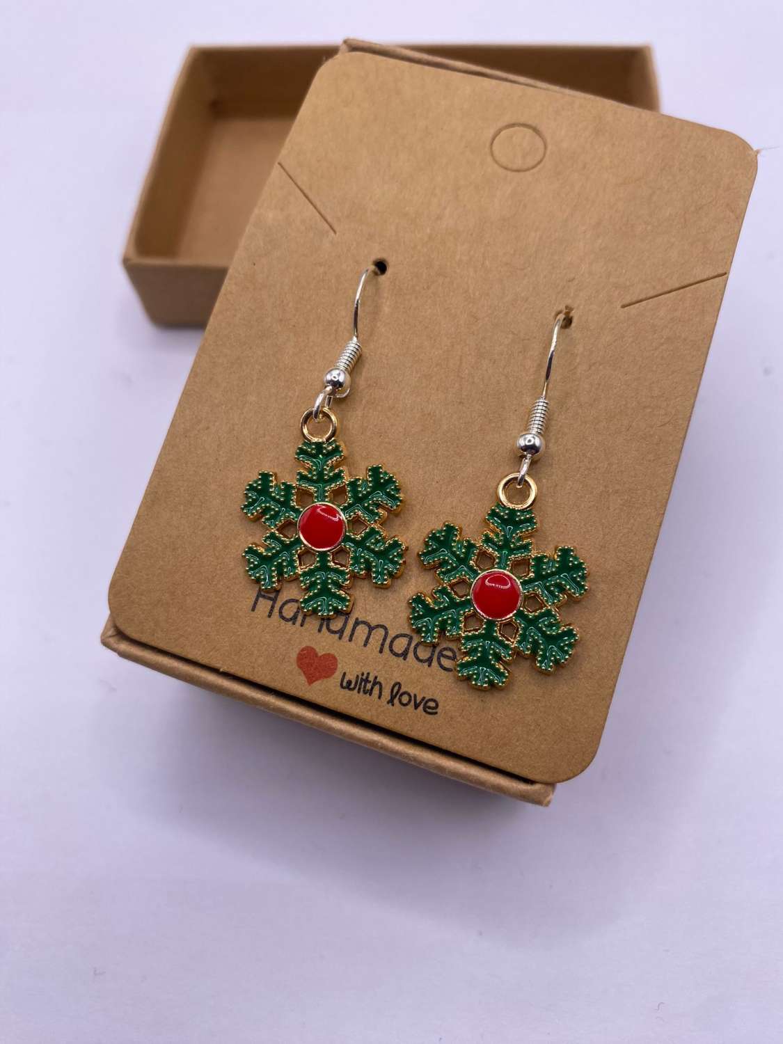 Christmas Snowflake Earrings Christmas Snowflake Earrings