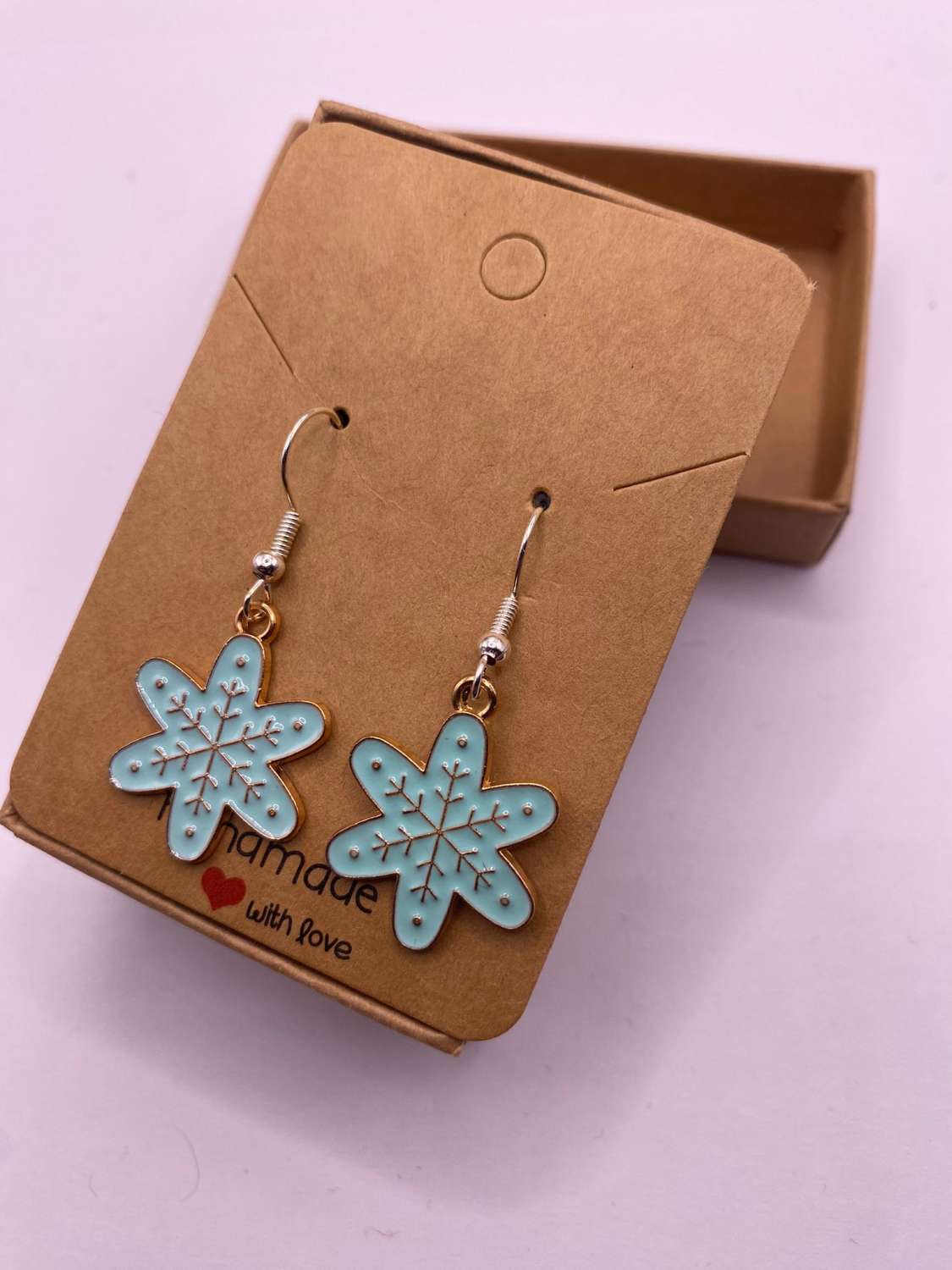 Christmas Snowflake Earrings Christmas Snowflake Earrings