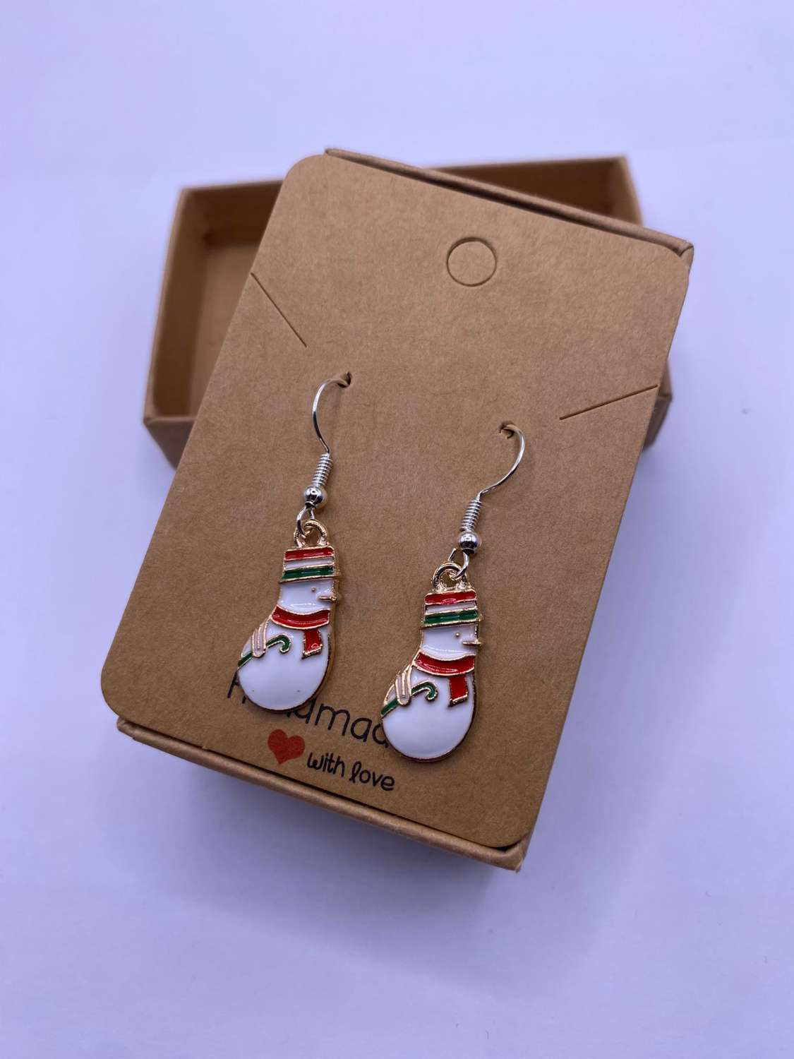 Christmas Snowman Earrings Christmas Snowman Earrings