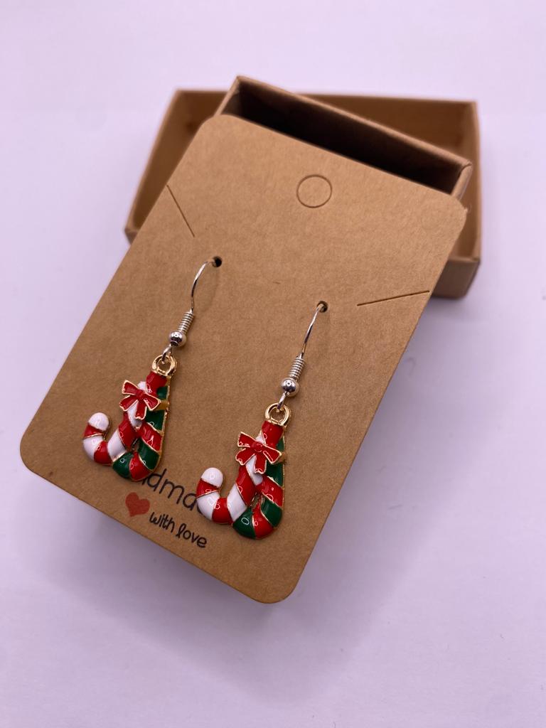 Christmas Candy Cane Earrings Christmas Candy Cane Earrings