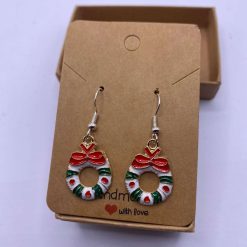 Christmas Wreath Earrings