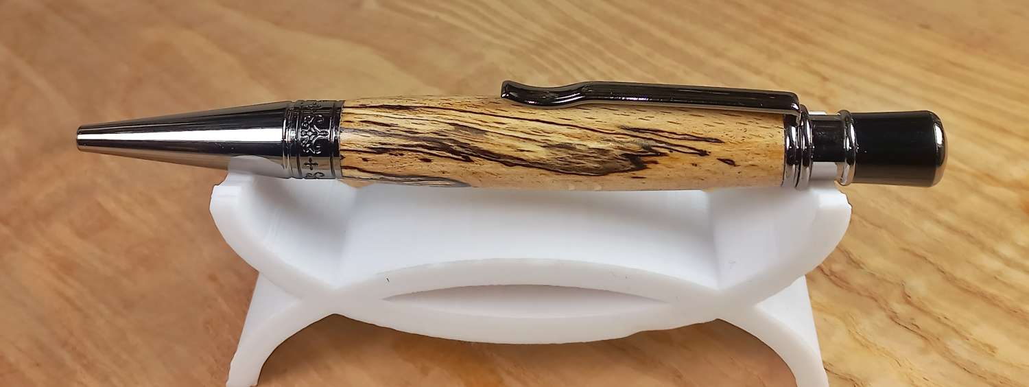 Aquilo Ballpoint pen (1534) in Spalted Beech wood Aquilo Ballpoint pen (1534) in Spalted Beech wood