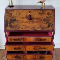 Antique vintage writing desk bureau 8 Antique vintage writing desk bureau 8