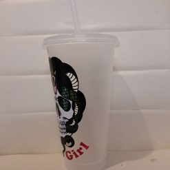 Den of vipers inspired cold cup with straw and lid 1