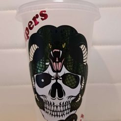 Den of vipers inspired cold cup with straw and lid 7