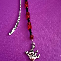 Tibetan silver, beaded bookmark
