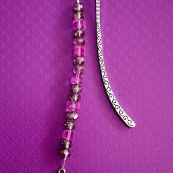 Tibetan silver, beaded bookmark