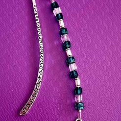 Tibetan silver, beaded bookmark