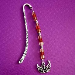 Tibetan silver, beaded bookmark