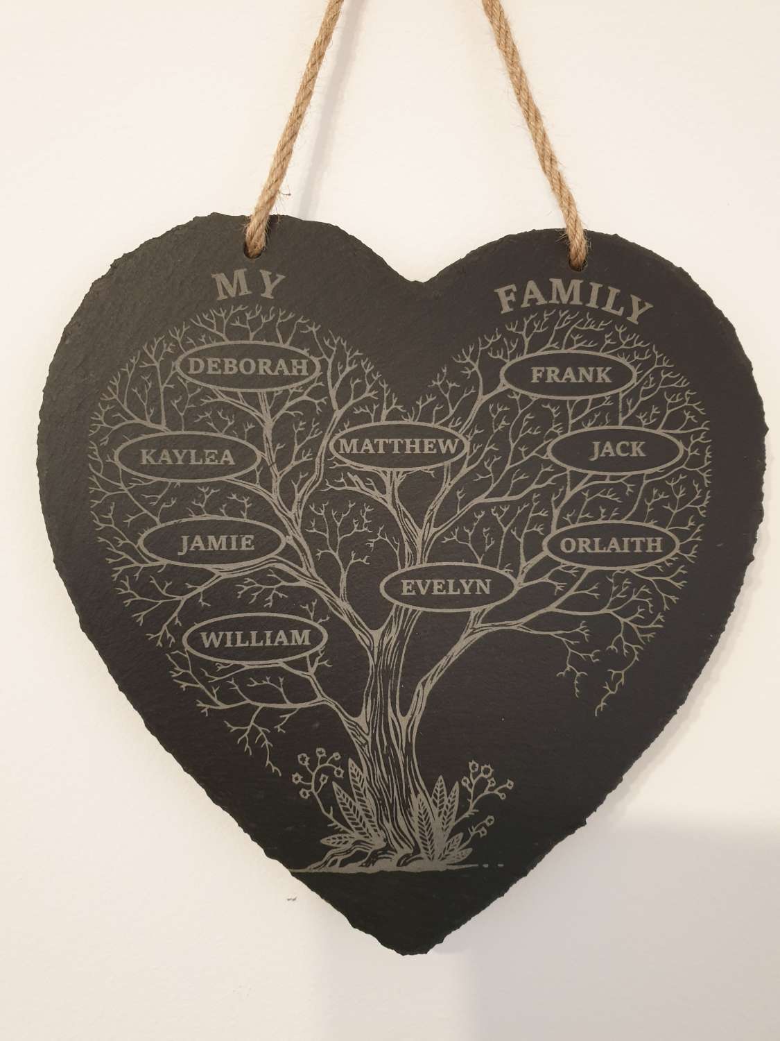 Personalised "My Family" Wall Hanging MadeMe