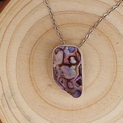 Fine Silver Abalone Shell Pendant 2 Fine Silver Abalone Shell Pendant 2