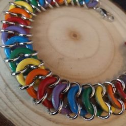 Hand Turned Stainless Steel Resin Inlay Rings