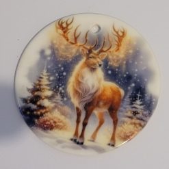 Printed ceramic baubles
