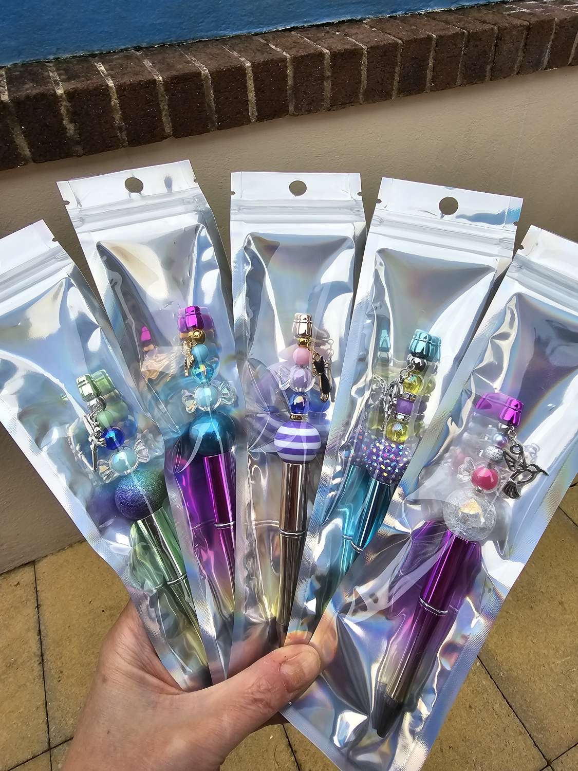 Bead Pens with Charms Bead Pens with Charms