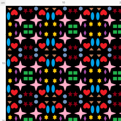 Festive Fabric(s) Shapes Basic Cotton By KABFA Designs