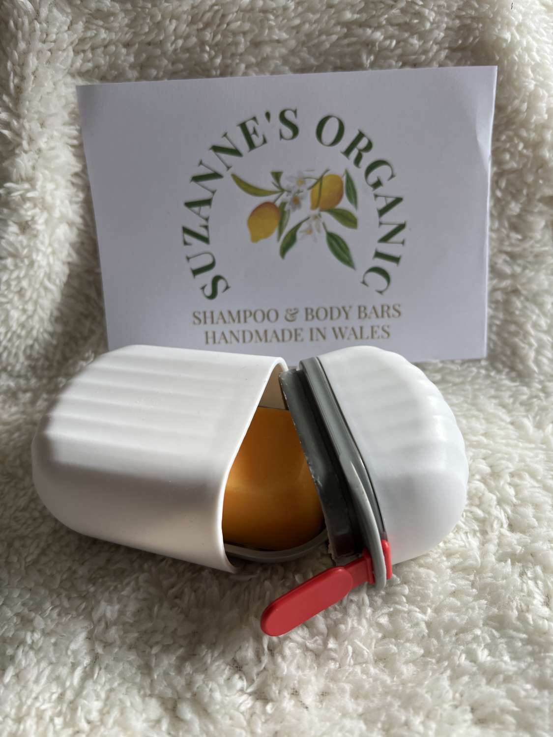 Travel Organic Shampoo & Body Bar with watertight container Travel Organic Shampoo & Body Bar with watertight container