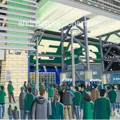 New York. Framed & Unframed NFL Fine Art Print, American Football, Jets Stadium Gift 1 New York. Framed & Unframed NFL Fine Art Print, American Football, Jets Stadium Gift 4