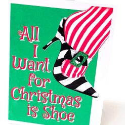 Shoe-Themed Christmas Cards (3-pack)