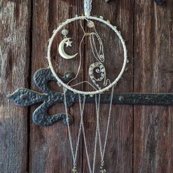 Moon gazing hare - window hanging