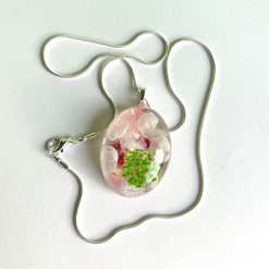 Pendant - Floral Pink/Green 2 Pendant - Floral Pink/Green 6