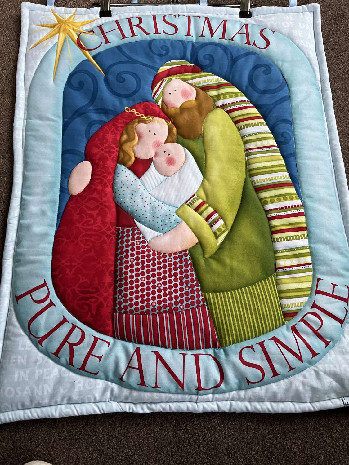 Christmas Wall Hanging (Nativity) MadeMe