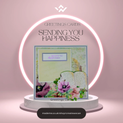 Floral Book:  Sending you happiness