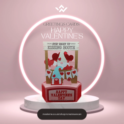 02: kissing Booth valentine's pop up card