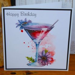 C4822   Birthday Cocktail Card