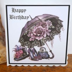 C4873  Gothic Happy Birthday Card