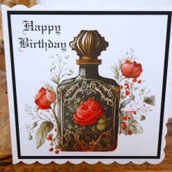 C4877     Gothic Happy Birthday Card