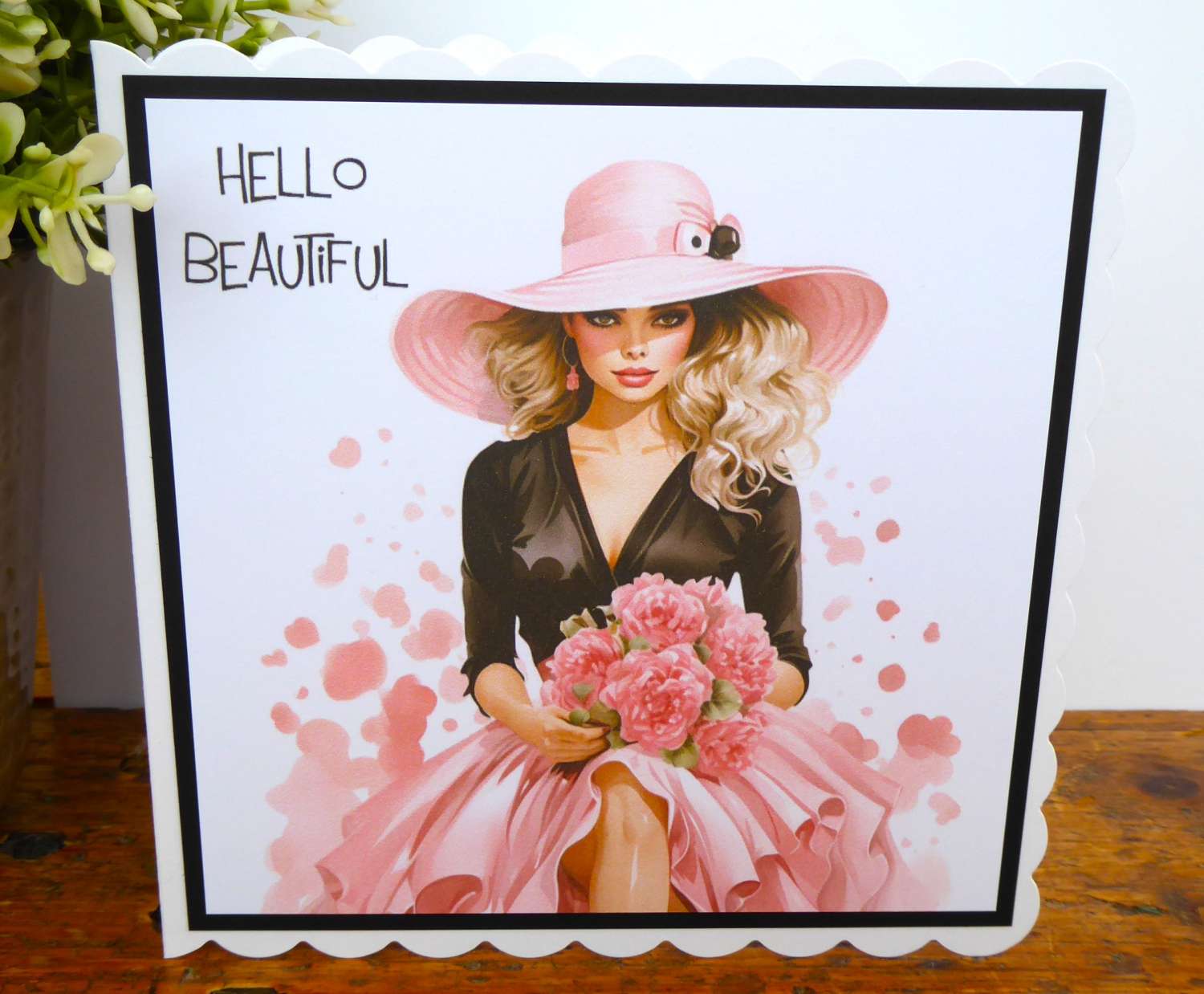 C4893 Hello Beautiful Card C4893 Hello Beautiful Card