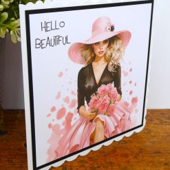 C4893 Hello Beautiful Card 1 C4893 Hello Beautiful Card 1