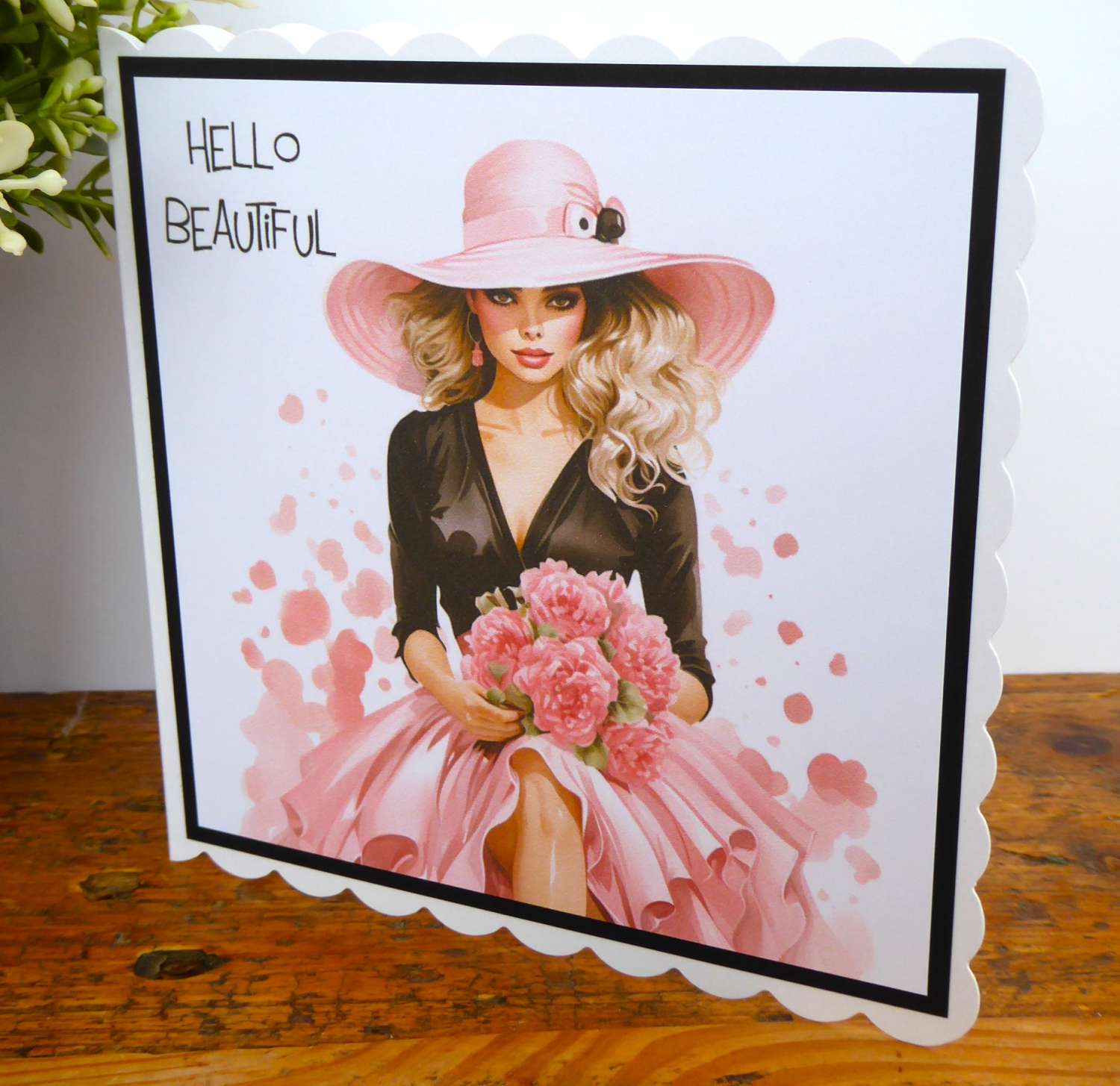 C4893 Hello Beautiful Card C4893 Hello Beautiful Card