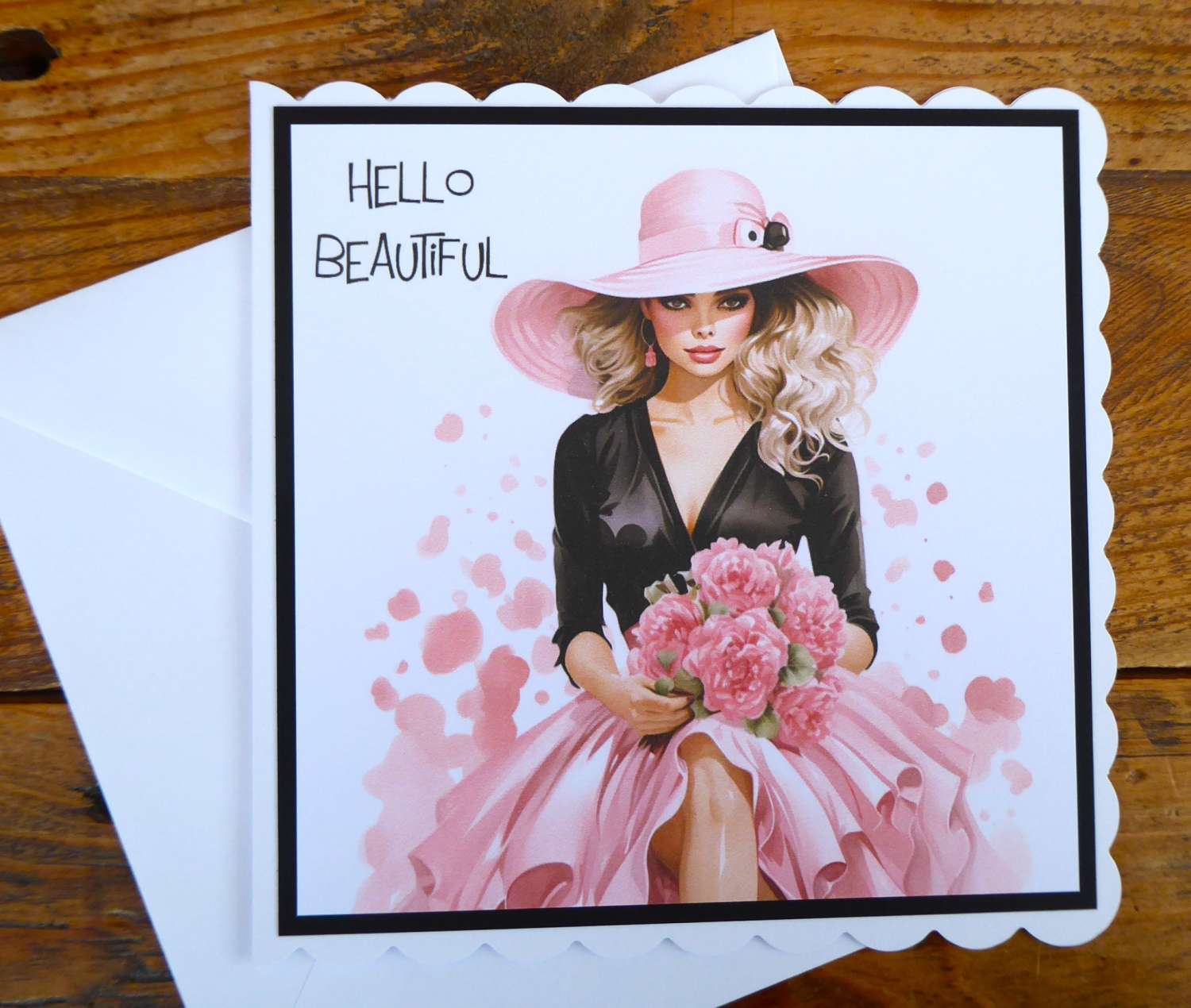 C4893 Hello Beautiful Card C4893 Hello Beautiful Card