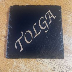 Personalised Slate Coasters 4 Personalised Slate Coasters 4